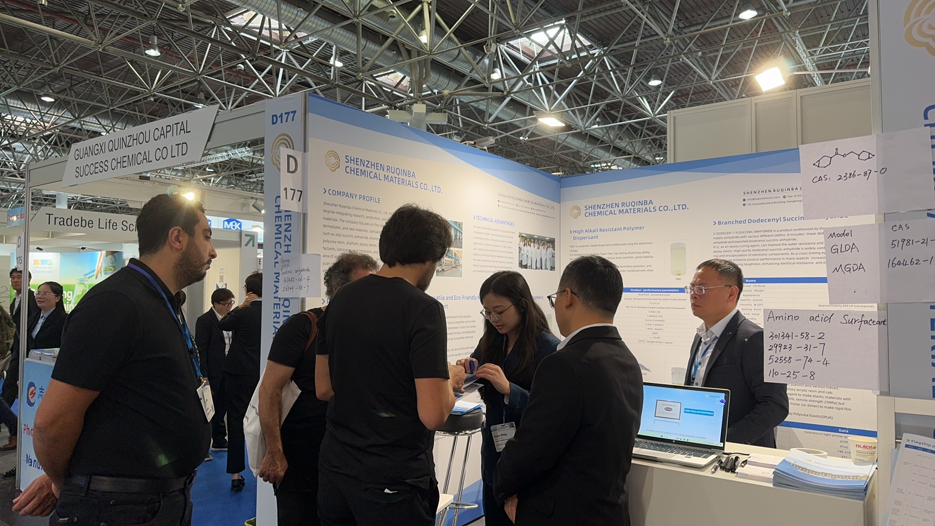 Chemspec Europe 2024: Khám phá các chất phụ gia tiên tiến của Ruqinba Chemical tại Gian hàng D177
